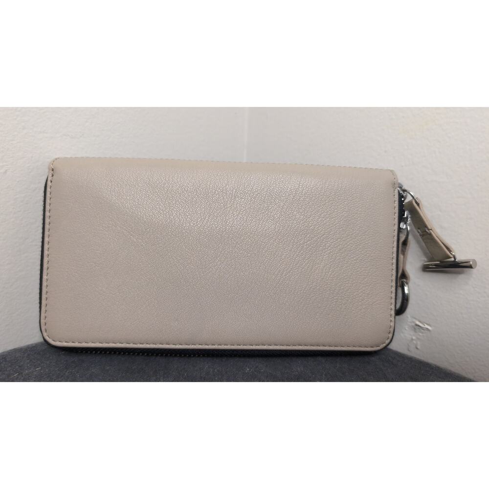 Thacker Camila Taupe Gray Plain Basic Single Zip … - image 2